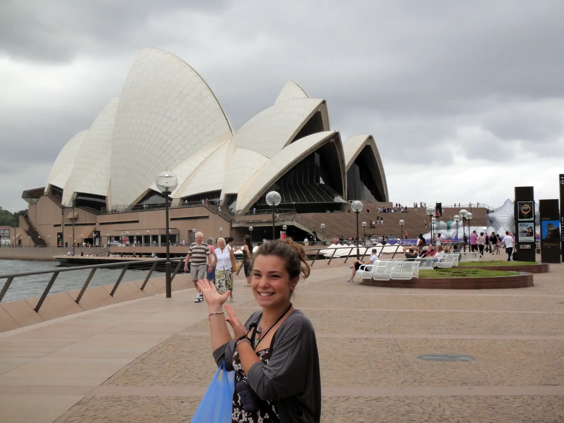 Ilaria Andria Y Psc N H10 Aus Australia Studentessa Città Monumento Pag Programma Orizzontale