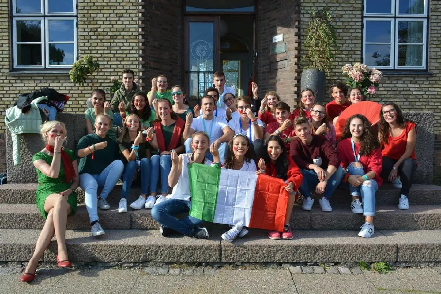 Chiara Baretta V Sau N H2017 Den Danimarca Gruppo Bandiera Pag Paese Orizzontale