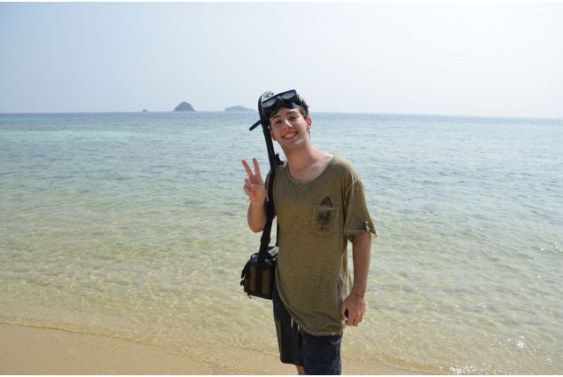 Danilo al mare in Thailandia